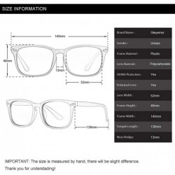 Sport Polarized Sunglasses for Men Women Vintage Square Frame 100% UV Protection Lens - A1 Tortoise/Grey - C41933Z4226 $16.16
