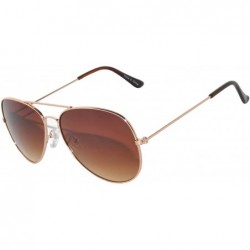 Aviator Aviator Gold Sunglasses Classic - CP117L6KXUP $10.16