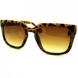 Square Designer Fashion Sunglasses Trendy Square Unisex Shades UV 400 - Vintage Tort - CH11QKHVPGR $8.89