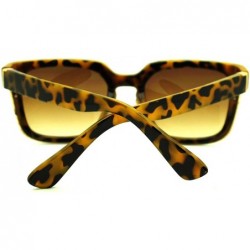 Square Designer Fashion Sunglasses Trendy Square Unisex Shades UV 400 - Vintage Tort - CH11QKHVPGR $8.89