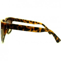 Square Designer Fashion Sunglasses Trendy Square Unisex Shades UV 400 - Vintage Tort - CH11QKHVPGR $8.89