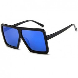Sport Oversized Sunglasses Unisex Big Frame Sun Glasses Vintage Retro Eyewear for Women Men by 2DXuixsh - Blue - C618SC25EKH ...