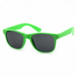 Aviator 2019 Fashion Brand Kids Sunglasses Child Black Sun Glasses Anti-uv Baby Green - Blue - C318YQTMAWU $6.65