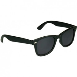 Square Reading Sunglasses Readers Full Lens Black Tortoise Frame Men Women Metal Stud - Jet Black - CX123I06RJD $9.44