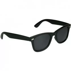 Square Reading Sunglasses Readers Full Lens Black Tortoise Frame Men Women Metal Stud - Jet Black - CX123I06RJD $21.82