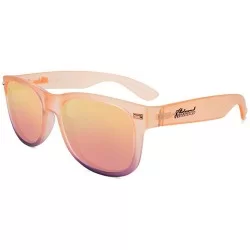 Wayfarer Fort Knocks Polarized Sunglasses For Men & Women - Full UV400 Protection - Frosted Rose Quartz Fade / Rose - C612NBW...
