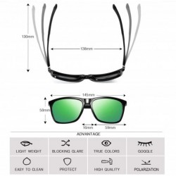 Oversized Polarized Sunglasses for Men Aluminum Mens Sunglasses Driving Rectangular Sun Glasses For Men/Women - C418SCS5GKH $...