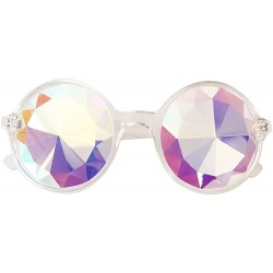 Sport Round Kaleidoscope Glasses Rainbow Prism Sunglasses for Women Men Party Rave Festival Eyeglasses by 2DXuixsh - CD18SMKO...