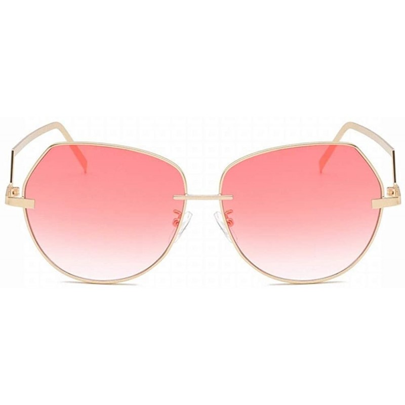 Sport New Trend Men'S Sunglasses Fashion Retro Metal Ladies Couple Sunglasses Round Face Ink - CB18SR4Z3UE $31.30