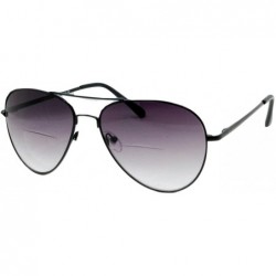 Aviator C.Moore Bifocal Aviator Sunglasses for Women and Men - Pewter - CY11FUHGPZ9 $35.98