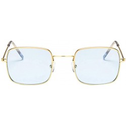 Oversized Oversized Sunglasses for Women - Big Square Trendy Fashion Uv Flat Top Rectangle Shades Driving Beach Trip - I - C7...