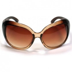 Shield Celebrity Style Womens Sunglasses 3012 - Coffee - CN11ESIP8TP $11.45