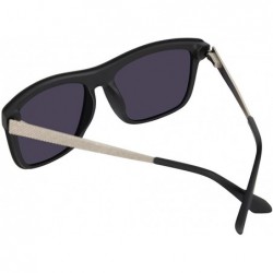 Aviator Unisex Polarized Sunglasses UV400 Protection Designer Sun Glasses for Man/Women - Black-8 - CE18DA7YXXY $8.49