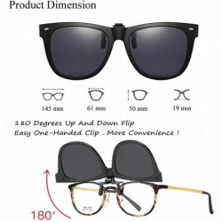 Square Polarized Sunglasses Anti Glare Driving Prescription - CR18R9LH02W $16.34