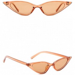 Rimless Sunglasses for Women Cat Eye Sunglasses Vintage Sunglasses Photo Props Eyewear Sunglasses Party Favors - D - C118QTDZ...
