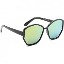 Sport Classic style Polygon Polarized Sunglasses for Women PC AC UV 400 Protection Sunglasses - Gold - CB18SAT5RQA $28.03