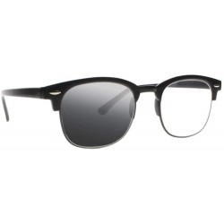 Oval Mens Retro Oval frame BifocalTransition Photochromic Reading Glasses UV400 Sunglasses - Black - CB18KWEGZR3 $19.10