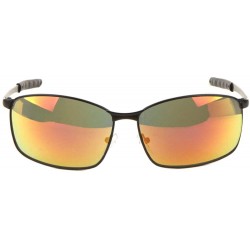 Sport Light Weight Square Sport Thin Frame Sunglasses - Yellow - CI197XNIT3R $13.06