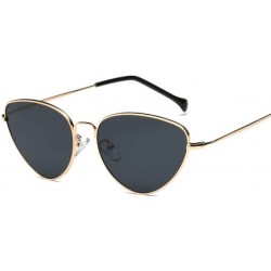 Cat Eye Vintage Sunglasses Sunglass Glasses - Gray - CZ198O2UO68 $47.33