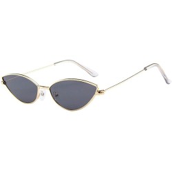 Oval Glasses- Mens Womens Small Frame Cat Eye Oval Retro Vintage Sunglasses Eyeglasses - 4194b - C018RS62OEH $17.21