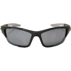 Sport Mirror Lens Sports Sunglasses SA3242 - Grey - CJ11LEQ3N5Z $7.36