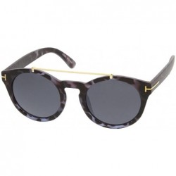 Cat Eye Retro Fashion Cat Eye Double Bar Women Sunglasses Model 61 - Leopard - CE183R0M6K7 $18.74