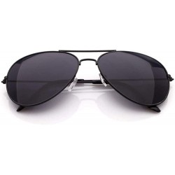 Goggle Ellipse Metal Frame Polarized Mirrored Sunglasses - Brown - CS18WKY88YS $15.08