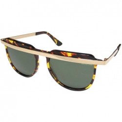 Aviator Steve Womens/Ladies Aviator Full-rim Gradient Lenses Sunglasses/Shades - Gold - C512EGPTB9H $66.87