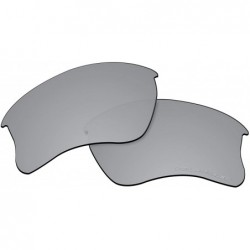 Shield Replacement Lenses Compatible with Flak Jacket XLJ Sunglass - Titanium Combine8 Polarized - CD12N9IYCGX $35.50