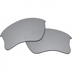 Shield Replacement Lenses Compatible with Flak Jacket XLJ Sunglass - Titanium Combine8 Polarized - CD12N9IYCGX $32.16