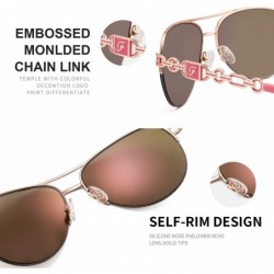 Square Classic Aviator Sunglasses Women - Gold - CE18TYKRRRC $20.61