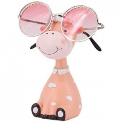 Square Stylish Round Pearl Decor Sunglasses UV Protection Metal Frame - Pearl-pink Lens - CU1905OUI7Q $10.32