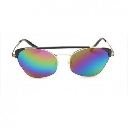 Oval New Arrive Cateye Sunglasses For Women Hollow Lens 56mm - Black/Red - CJ12E0NTI39 $14.44