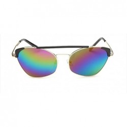 Oval New Arrive Cateye Sunglasses For Women Hollow Lens 56mm - Black/Red - CJ12E0NTI39 $14.44