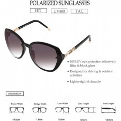 Oversized Men's Sports Polarized Sunglasses UV Protection Eyeglasses for Men Fishing Driving Cycling - 1169-01 Black - CA18TW...