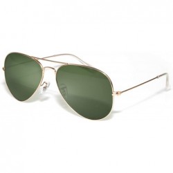 Aviator Classic Aviator Sunglasses for Men Women- Metal Frame UV400 Lens Protection Pilot Sunglasses - C418RACMS09 $19.95