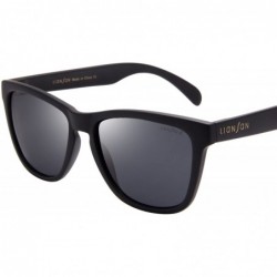 Oversized Women's Oversized Polarized Sunglasses LS5240 - Black - CI18CWU49NY $19.84