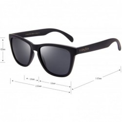 Oversized Women's Oversized Polarized Sunglasses LS5240 - Black - CI18CWU49NY $19.84