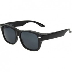 Shield Solar Shield-Lakewood Rectangular Fits Over Sunglasses - Black - C212NSF54W5 $28.80