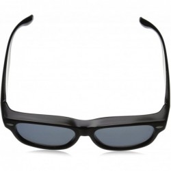 Shield Solar Shield-Lakewood Rectangular Fits Over Sunglasses - Black - C212NSF54W5 $14.78