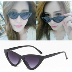 Oversized Sunglasses for Women Cat Eye Vintage Sunglasses Retro Glasses Eyewear UV 400 Protection - F - CU18QMYWMNY $8.60