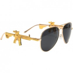 Aviator Gun Glasses - M416 - C6197I5EM6Y $52.48