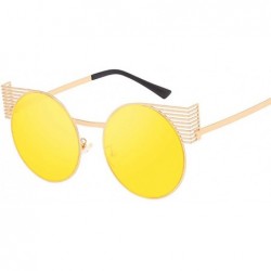 Sport Oversized Polarized Sunglasses REYO Protection - Yellow - CS18NX8Q0EH $8.75