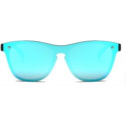 Wayfarer Blenders Sunglasses Blenders Eyewear Sunglasses Women Polarized SunglassesJH9004 - Black Frame Blue Mirror - CU18L87...