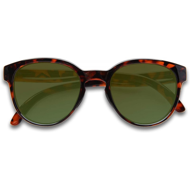 Round FLOATING SUNGLASSES Polarized - Tortoise - CD18O8NYZND $38.03