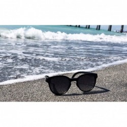 Round FLOATING SUNGLASSES Polarized - Tortoise - CD18O8NYZND $38.03