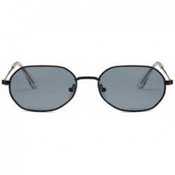 Rimless Vintage Small Octagon Sunglasses Women Ladies Fashion Shade Brand Designer Square Metal Frame Sun Glasses - C2198ZR0C...