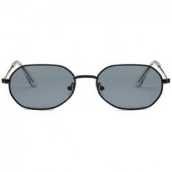 Rimless Vintage Small Octagon Sunglasses Women Ladies Fashion Shade Brand Designer Square Metal Frame Sun Glasses - C2198ZR0C...