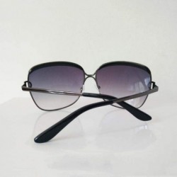 Oval Luxury Sunglasses Women Fashion Black Retro Sun Glasses Vintage Lady Summer Style Female Famous UV400 - Red Wine - C2199...