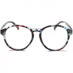 Round Student Myopia Glasses Fashion Retro Big-Frame Glasses Round Face - Orchid - CW18EAT5KGI $46.62